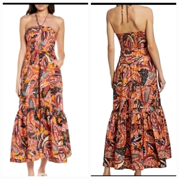 House of Harlow 1960 Dresses & Skirts - House Of Harlow Floral Halter Maxi Dress - Multicolor